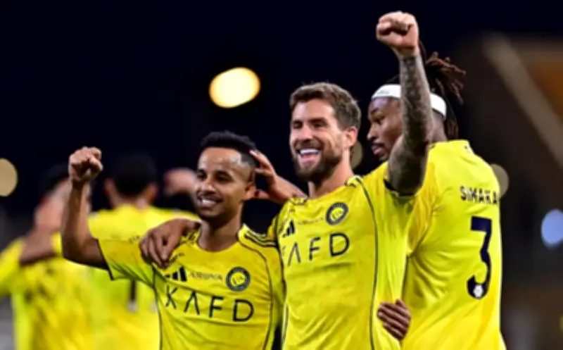 النصر يعود للصدارة بفوز ساحق 5-0 على النجمة في الدوري السعودي