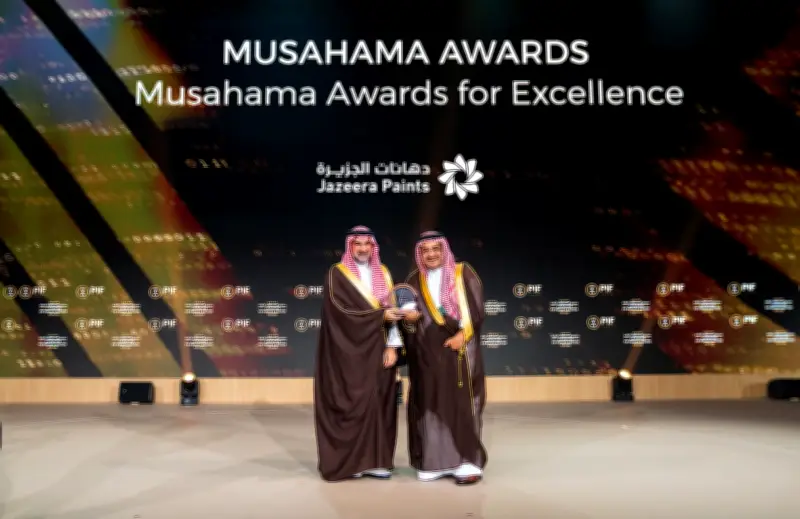 دهانات الجزيرة تحصد جائزة التميز في المحتوى المحلي ضمن فئة الشركات الكبيرة