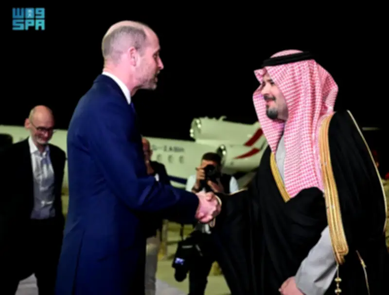 ولي عهد بريطانيا الأمير ويليام يصل إلى العلا في زيارة رسمية للمملكة