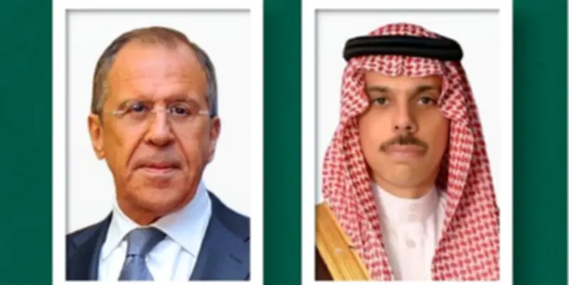 وزير الخارجية الأمير فيصل بن فرحان يتلقى اتصالاً هاتفياً من نظيره الروسي سيرجي لافروف