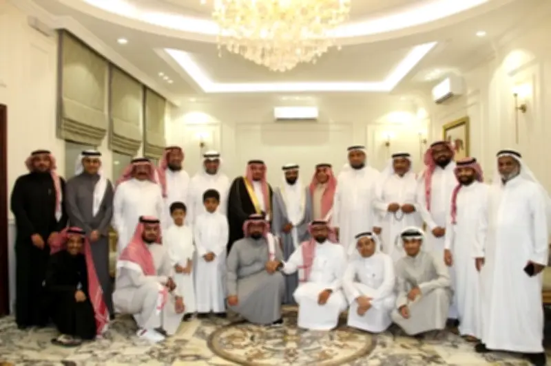 احتفال حميد والحويتي بعقد قران عبدالعزيز في جدة بحضور الأهل والأصدقاء
