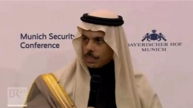 فيصل بن فرحان في ميونيخ: وحدة الضفة وغزة أولوية والنظام العالمي القديم انتهى