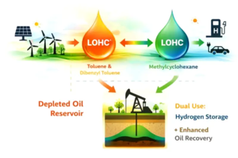 دراسة جديدة تقترح تخزين الهيدروجين في مكامن النفط المستنزفة لتعزيز الطاقة النظيفة