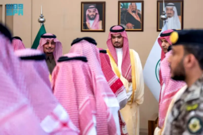 الأمير راكان بن سلمان يتلقى التهاني بتعيينه محافظًا للدرعية