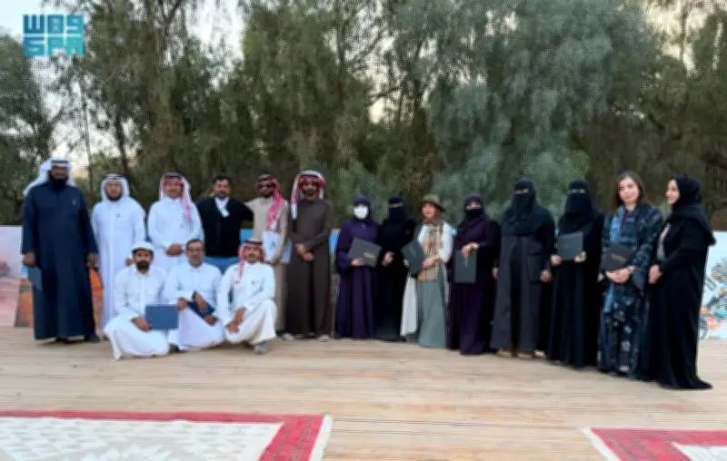 معرض ريشة العلا يختتم فعالياته بتجسيد فنون تراثية تتناغم مع طبيعة المحافظة