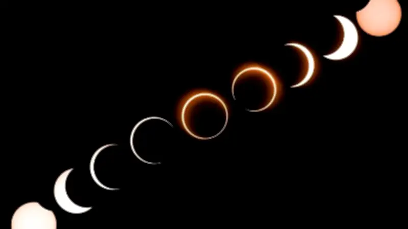 ظاهرة فلكية نادرة: "حلقة النار" تزين السماء في كسوف حلقي استثنائي