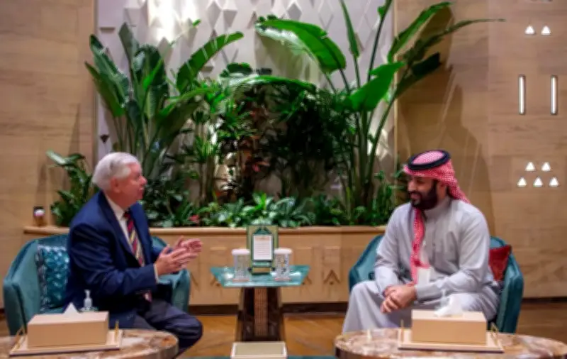 ولي العهد السعودي يستقبل السيناتور غراهام في الرياض لبحث العلاقات الاستراتيجية