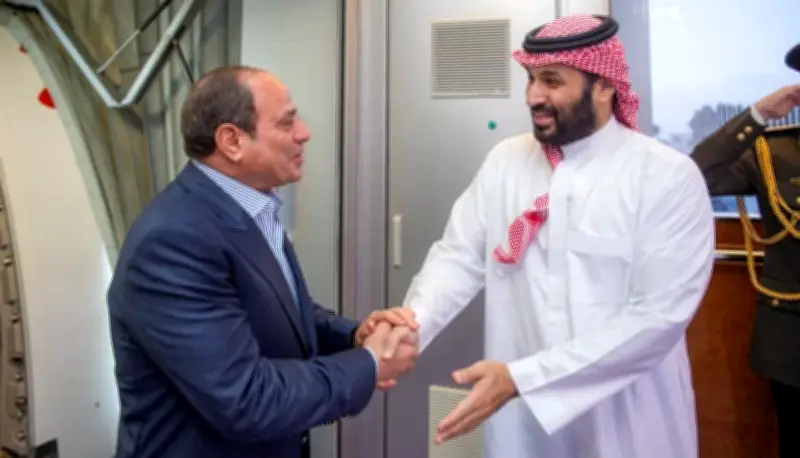 ولي العهد يستقبل الرئيس المصري عبدالفتاح السيسي في مطار جدة خلال زيارة رسمية
