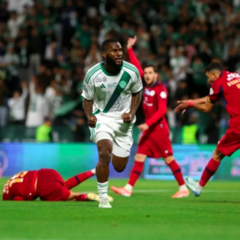 الأهلي يعتلي صدارة دوري روشن مؤقتاً بفوز صعب على ضمك بهدف كيسييه