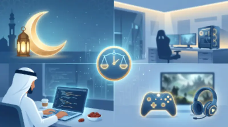 رمضان ينظم إيقاع حياة المبرمجين والألعاب الإلكترونية في حائل