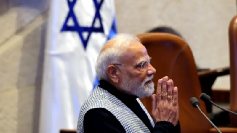 مودي في الكنيست: الهند تقف بثبات مع إسرائيل وتؤكد شراكة استراتيجية في التجارة والابتكار