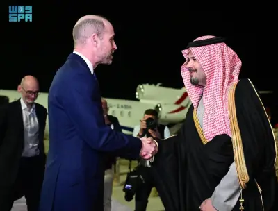 استقبال رسمي للأمير ويليام في العلا بحضور أمير المدينة المنورة وعدد من المسؤولين السعوديين