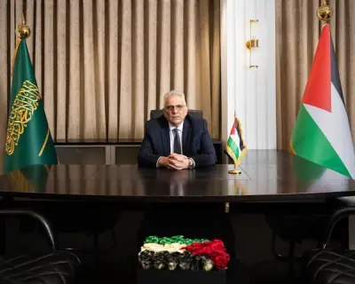 سفير فلسطين يشيد بحملة التبرعات الشعبية عبر مركز الملك سلمان للإغاثة