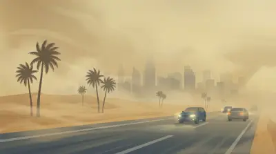 الأرصاد تحذر من رياح نشطة وأتربة مثارة تهدد الرؤية على سكاكا ومحافظات الجوف