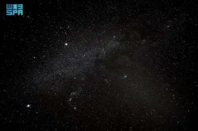 سماء الحدود الشمالية تتحول إلى مرصد طبيعي لرصد النجوم ومجرة درب التبانة