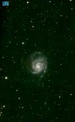 رصد مجرة دولاب الهواء في سماء السهلة جنوب رفحاء: اكتشاف فلكي مذهل