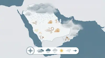 الأرصاد: أمطار خفيفة وضباب على الأطراف الشمالية والمناطق الشرقية