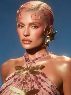 كايلي جينر تقدم إطلالة فالنتاين جريئة مستوحاة من الدمى العصرية في جلسة تصوير مميزة