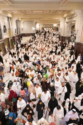 نظام الباركود الجديد يكشف كثافة الحشود لحجاج بيت الله الحرام في رمضان