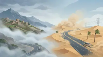 طقس خامس أيام رمضان: أمطار خفيفة وضباب ورياح مثيرة للغبار في مناطق المملكة