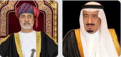 سلطان عُمان يبعث برقية تهنئة للملك سلمان بمناسبة يوم التأسيس السعودي