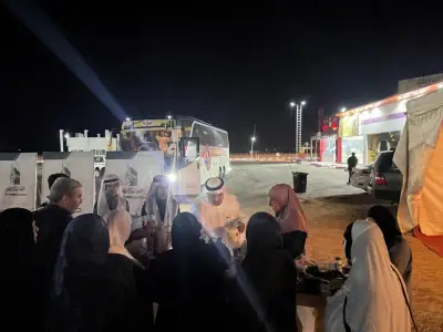 جمعية الحاج والمعتمر بحائل تستقبل معتمري العراق بفرق تطوعية وضيافة متكاملة