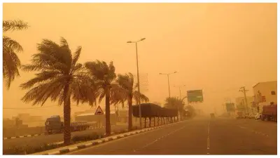 المركز الوطني للأرصاد يحذر من رياح نشطة وأتربة مثارة في منطقة الجوف