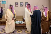 أمير الدرعية ركان بن سلمان يشكر القيادة بعد تعيينه ويستقبل المهنئين