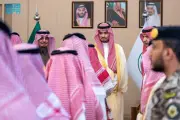 الأمير راكان بن سلمان يتلقى التهاني بتعيينه محافظًا للدرعية