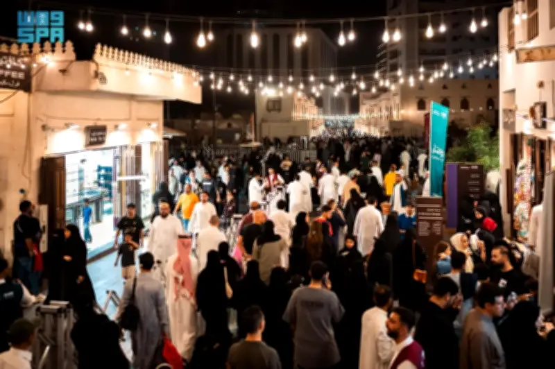 جدة التاريخية تستقبل أكثر من 4 ملايين زائر خلال شهر رمضان المبارك 1447هـ