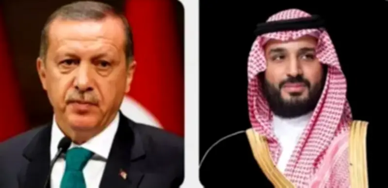 الرئيس التركي أردوغان يتصل بولي العهد السعودي ويؤكد دعم بلاده للأمن السعودي