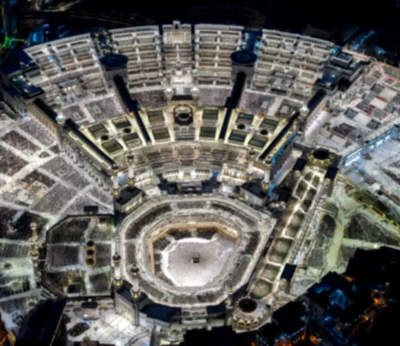 صور جوية تكشف توسعات الحرم المكي وتنظيم حركة الحشود في موسم الحج