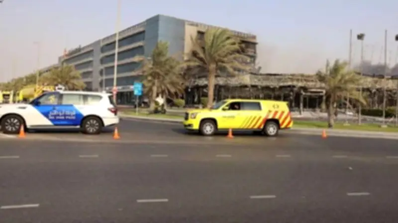 أبوظبي تعلن السيطرة على حريق بمحطة وقود مصفح بعد استهداف بطائرة إيرانية مسيرة