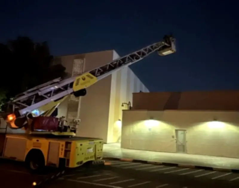 هجوم بطائرة مسيرة يسبب حريقاً محدوداً قرب القنصلية الأمريكية في دبي