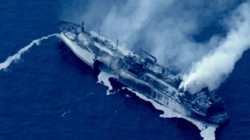 مصر تنفي أي علاقة بناقلة الغاز الروسية الغارقة في المتوسط وتؤكد: لم تكن متجهة لموانئنا