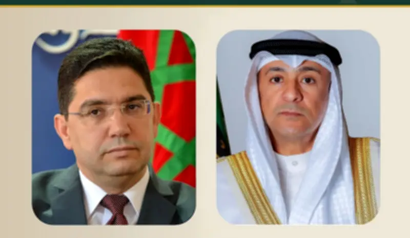 البحث الهاتفي بين أمين عام مجلس التعاون ووزير خارجية المغرب حول الاعتداءات الإيرانية