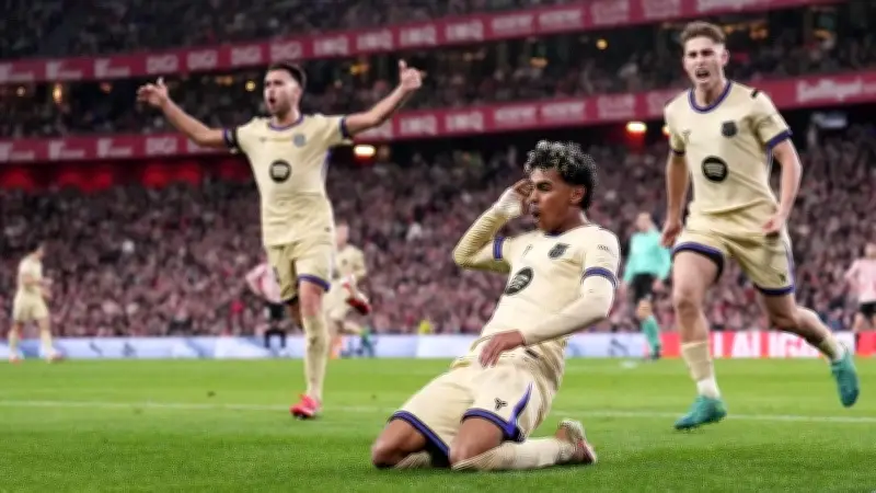 برشلونة يتخطى بلباو بصعوبة ويحافظ على صدارة الدوري الإسباني