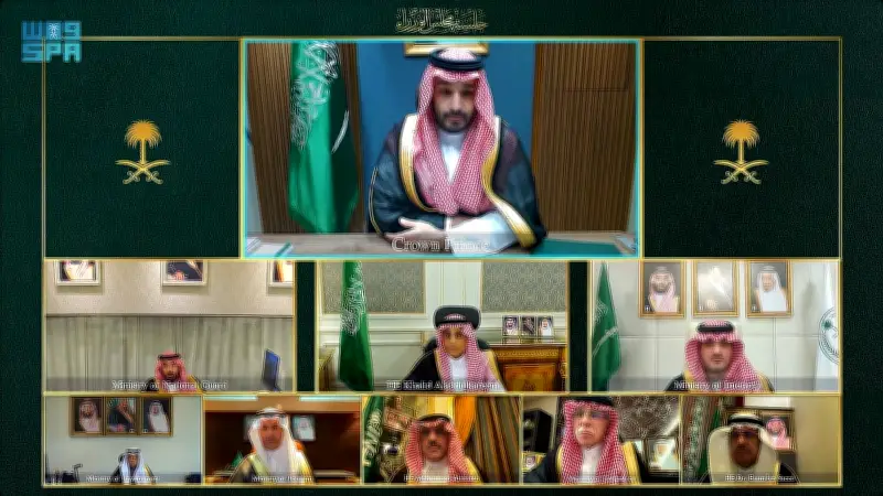 مجلس الوزراء يؤكد أهمية الاحتفاء بيوم العلم السعودي في جلسة برئاسة ولي العهد