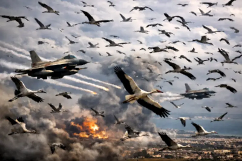 أسراب الطيور المهاجرة تهدد سماء إسرائيل وتؤثر على العمليات العسكرية في ظل التوتر مع إيران