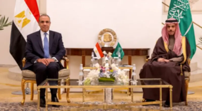 وزير الخارجية يستقبل نظيره المصري في الرياض لبحث التعاون وجهود إحلال السلام