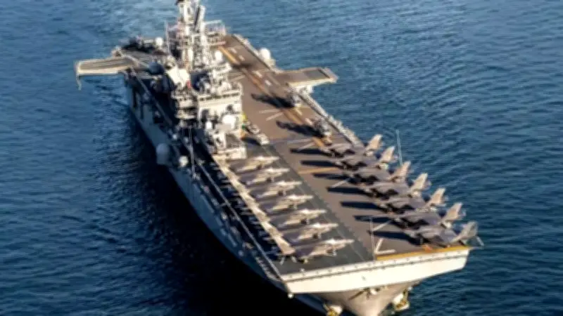 واشنطن تعزز وجودها العسكري: سفينة الهجوم البرمائي يو إس إس تريبولي تتجه نحو الشرق الأوسط