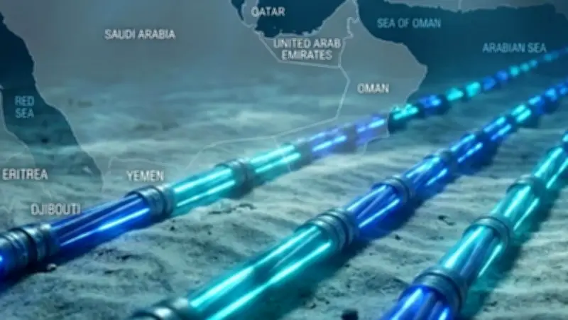 سباق خليجي محموم لمد طرق بيانات برية بديلة عن مضيق هرمز والبحر الأحمر