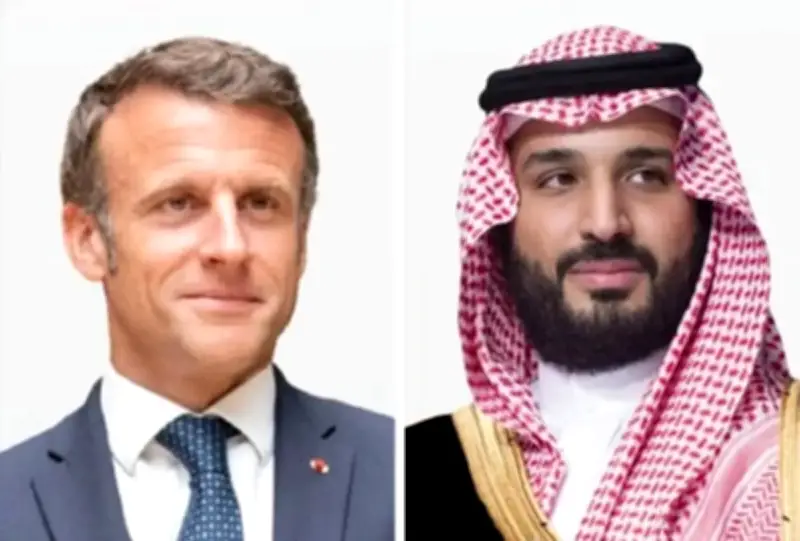 ماكرون يؤكد دعم فرنسا للسعودية في اتصال هاتفي مع ولي العهد
