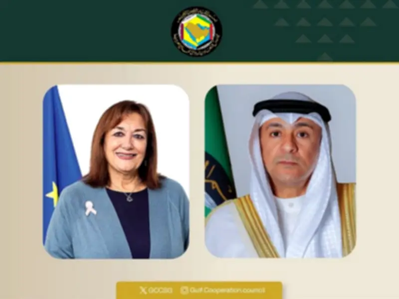 اتصال هاتفي بين أمين عام مجلس التعاون والمفوضة الأوروبية حول التصعيد الإقليمي