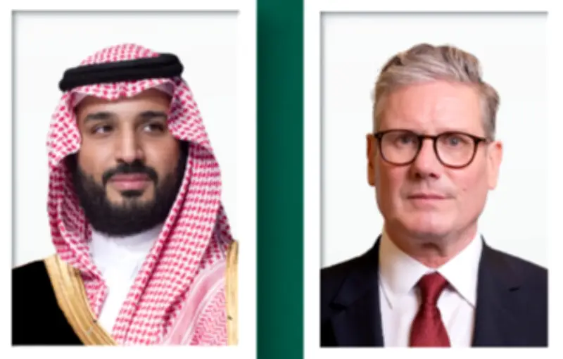 رئيس الوزراء البريطاني يدين الهجمات الإيرانية في اتصال هاتفي مع ولي العهد السعودي