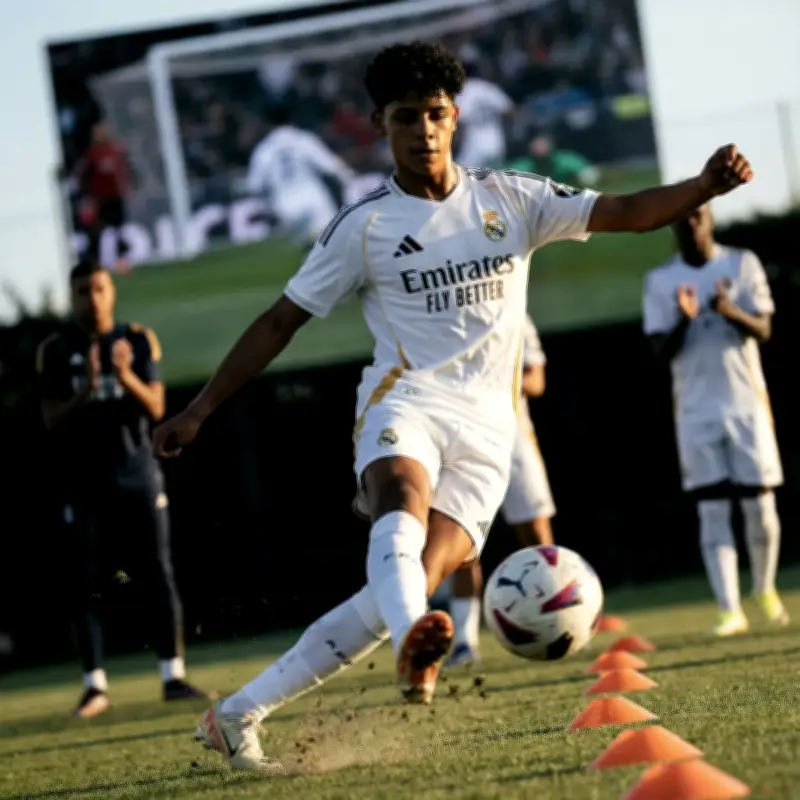 ريال مدريد يختبر كريستيانو رونالدو جونيور تمهيداً للتعاقد معه