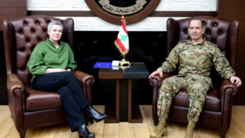 قائد الجيش اللبناني يبحث التطورات مع سفيرة الاتحاد الأوروبي في ظل تصاعد الأزمات الإقليمية