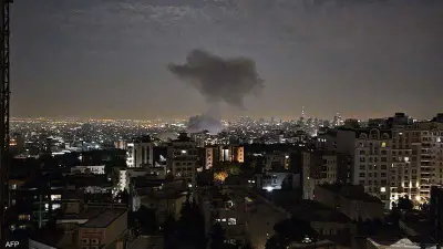 انفجارات قوية تهز طهران وتقارير عن ضربات صاروخية في منطقة شريعتي