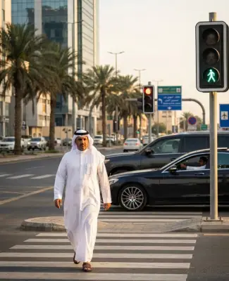 أمانة حفر الباطن تطلق حملة إعلامية توعوية لتعزيز استخدام معابر المشاة الذكية