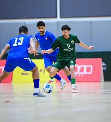 ربع نهائي ناري في بطولة زوهو لكرة قدم الصالات ضمن موسم القادسية الرمضاني